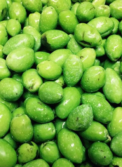 Pickled Green Olives