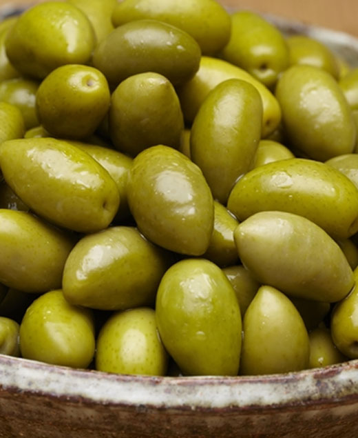 Pickled Green Olives
